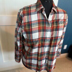 JCREW Plaid Button down